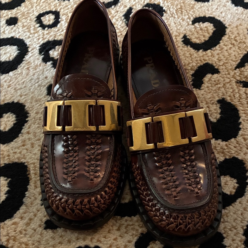 Prada loafers👞